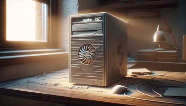 PC running slow - dusty desktop computer needing repair in Sale Manchester